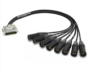 Analog DB25 to XLR-Male Snake Cable | Made from Grimm TPR8 & Neutrik Gold Connectors | Premium Finish