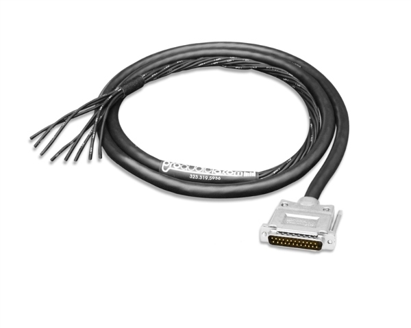 Digital DB25 to Bare Pigtails Snake Cable | Made from Grimm TPR 8 & Gold HD Connectors | Standard Finish