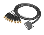 Analog DB25 to RCA Snake Cable | Made from Mogami 2932 & Amphenol Gold Connectors | Standard Finish