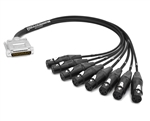 Digital DB25 to XLR-Female Snake Cable for Apogee DA16x (Yamaha Pinout) | Made from Mogami 3162 & Neutrik Gold Connectors | Premium Finish