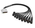 Digital DB25 to 90&deg; Right-Angle XLR | Made from Mogami 3162 & Neutrik Gold Connectors | Premium Finish