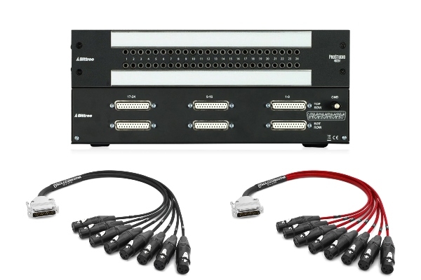 Configure Your Own Bittree ProStudio PS4825F | 2x24 TT 500-Series Patchbay w/ Custom Mogami & Neutrik Gold Cabling