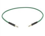 Molded Nickel TT Cable | Made from Mogami 2893 Mini-Quad Cable | 2 Feet | Green