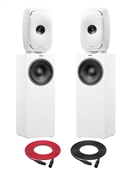 Genelec 8361 & W371 | Stereo System (White)