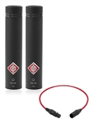 Neumann KM 184 | Miniature Microphone | Stereo Pair (Black)