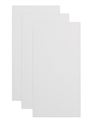 Primacoustic Paintable Absorber Acoustic Wall Panel 3-pack - White w/ Square Edge (24" x 48" x 2")