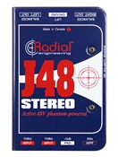 Radial J48 Stereo | Stereo Phantom Powered Active Direct Box