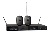 Shure SLXD14D | Dual-Channel Digital Wireless Bodypack System with No Mics (H55: 514 to 558 MHz)