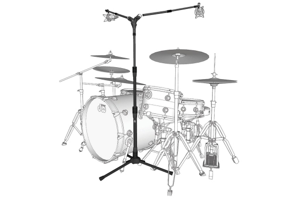 Triad Orbit Overhead/Toms Mic Stand System