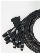 Vovox Sonorus Muco Digital Pinout Snake Cable w/ DB25 to XLR-Female & XLR-Male (6.6 Feet)