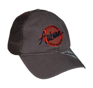 Auburn Trucker Mesh Circle Hat