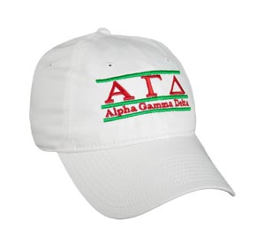 Alpha Gamma Delta Sorority Bar Hat