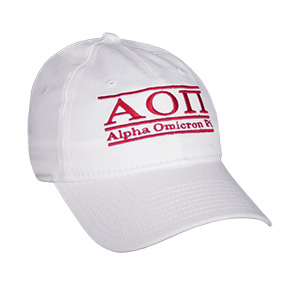 Alpha Omicron Pi Sorority Bar Hat