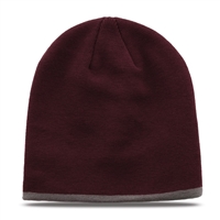 GB462 - Beanie Striped - Contrasting Trim