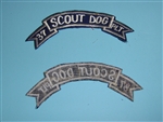 0846 Vietnam U.S. Army 37th Scout Dog Platoon Scroll PC6