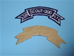 0849 Vietnam U.S. Army 38th Scout Dog Platoon Scroll PC6