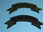 0855 Vietnam U.S. Army 41st Scout Dog Platoon Scroll PC6