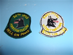 0923 Vietnam U.S. Army 34th IPSD Patch PC9
