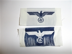 51191 WW2 German Kriegsmarine Navy White Breast Eagle Woven