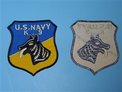 D048 Vietnam US Navy K9 Dog Patch large PC15