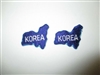 e0444 US Army Korean War Epaulette Emblems For Ike Jacket Pair Cutouts var R21A4