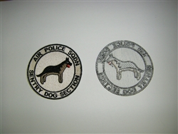 0821 Vietnam Air Polices Sqdn Sentry Dog Section Dog patch PC3