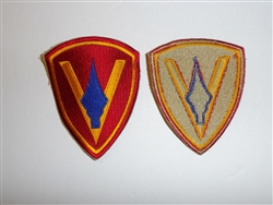 13040  WW 2 USMC 5th Marine Division Patch R5A