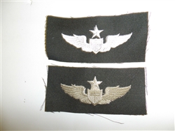 b1367 WW 2 US Army Air Force cloth Senior Pilot's Wings elastique wool C17A2