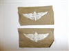 b1390 WW 2 US Army Air Force cloth Flight Engineer Wings khaki b-29 hd emb C16A4