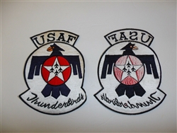 b2327 USAF Thunderbirds  Demonstration Team large back patch Air Force IR19C
