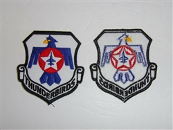 b2331 USAF Thunderbirds  Demonstration Team patch shield scroll Air Force IR19C