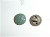 b2440s WW 2 Soviet Russian small green button single B2D20