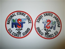 b2646 National Strike Force NSF US Coast Guard Patch 1980's -90's IR25C