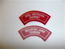 b0629 Royal Australian Regiment Vietnam tab Australia IR17C