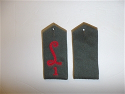 b4529p WW1 German Luft Shif 1st Abteilung Sew on Shoulder Boards feld grau IR1C