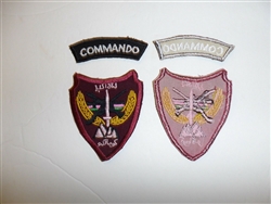 b5271 Iraq Commando patch and tab set with Arab script IR18A