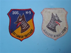 D016 Vietnam US Air Force 366th K9 Security Police Squad patch