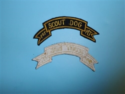 D024 Vietnam US Army 1st Scout Dog PLT tab