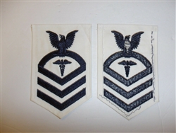 b6087 US Navy Rate Apothecary Chief Petty Officer white IR34B