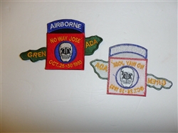 b6615 US Army 82nd Airborne Grenada No Way Jose Oct 25-30 1983 IR18A