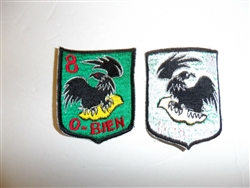 b6701 Vietnam RVN 8th Marine Corps Battalion Patch O-Bien Sea Hawk TQLC IR11C