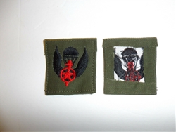 b6716 1980's  OPFOR Opposition Forces Paratrooper Jump Wings cloth IR18C