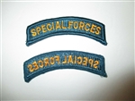 b8044 US Army Special Forces SF 1990's tab marrow edge