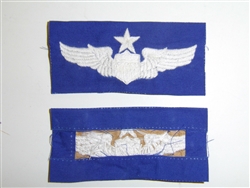 b8051 Vietnam US Air Force cloth Senior Pilot Wings blue cotton C15A1