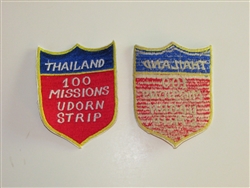 b8232 Vietnam US Air Force Novelty Thailand 100 Mission Udorn Air Base IR20A