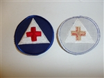 b3014 WWII US Civilian Civil Defense Nurses Aide  shoulder patch R12A