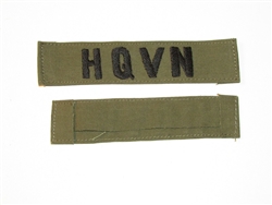 b8451 RVN South Vietnam Navy Name Tape HQVN Hai Quan Viet Nam IR9A