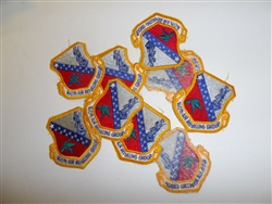 b8890 US Air Force 1960's-70's 160th Air Refueling Group lot of 10 patches IR20D