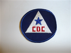 b3013 WW2 US Civilian Civil Defense Senior Staff  shoulder patch R12A