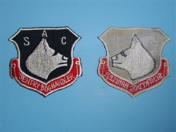 D004 Vietnam US Air Force SAC Sentry Dog Handler patch